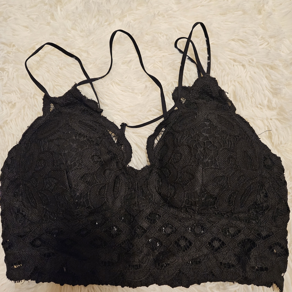 Elegant Black Lace Bralette